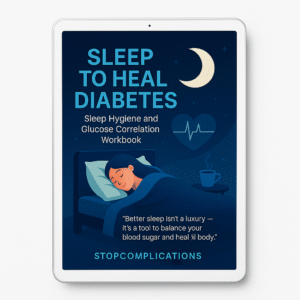 eBook – Sleep to Heal Diabetes: Sleep Hygiene and Glucose Correlation Workbook