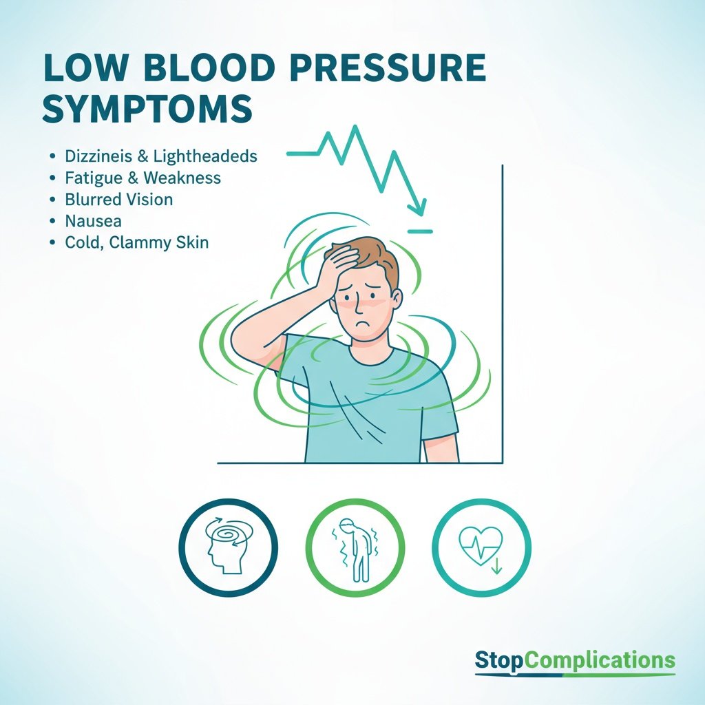 low blood pressure symptoms