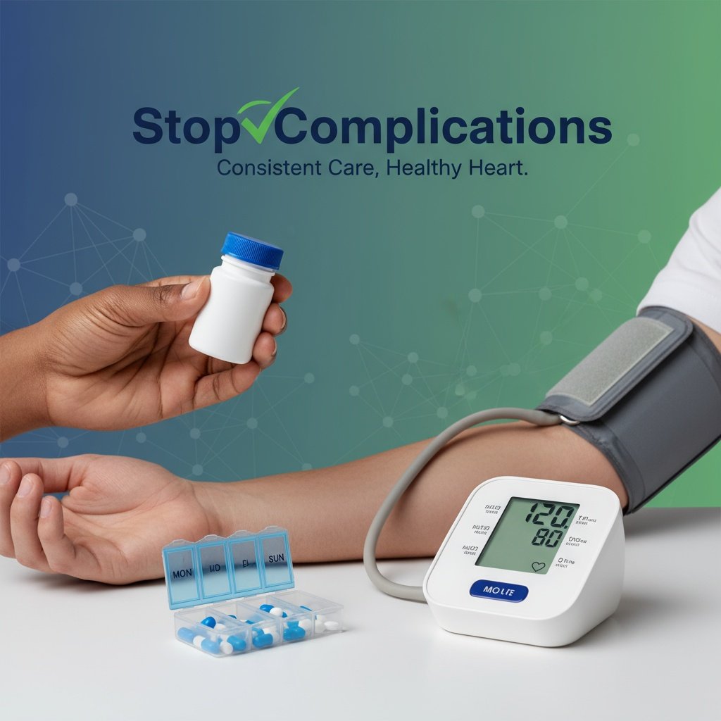 taking bp meds consistently